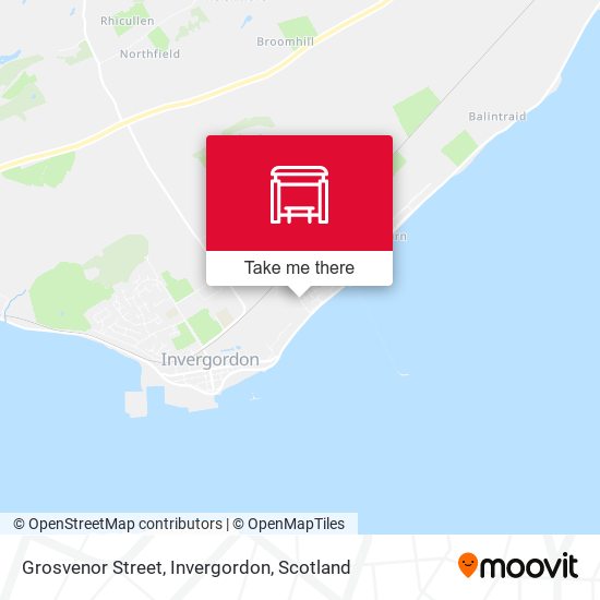 Grosvenor Street, Invergordon map