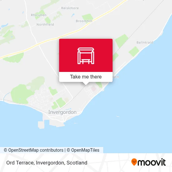 Ord Terrace, Invergordon map