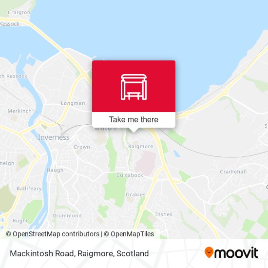 Mackintosh Road, Raigmore map