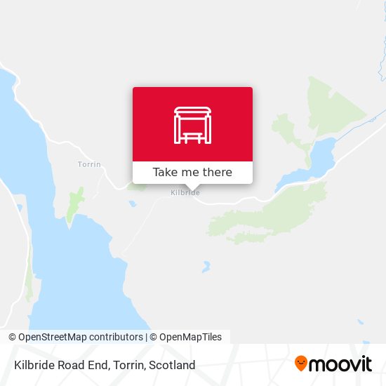 Kilbride Road End, Torrin map
