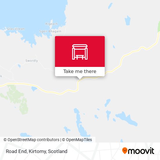 Road End, Kirtomy map
