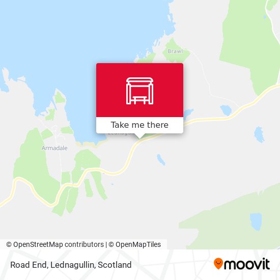 Road End, Lednagullin map