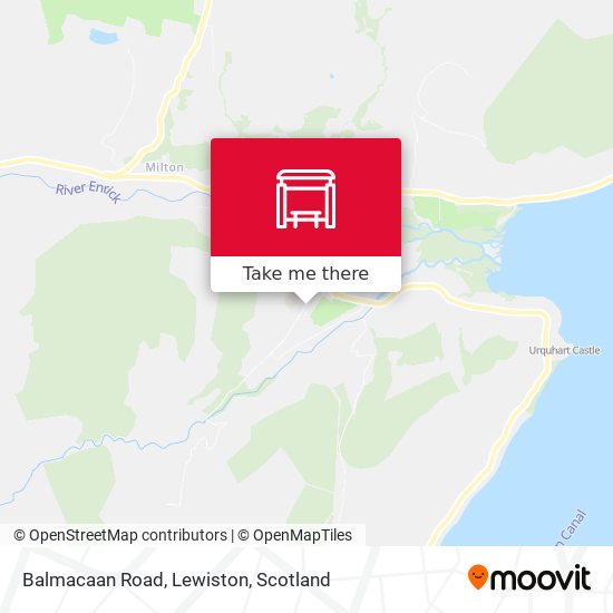 Balmacaan Road, Lewiston map