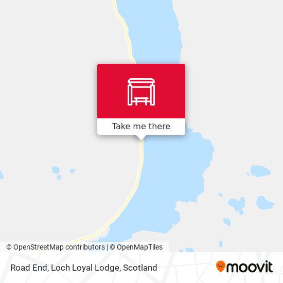 Road End, Loch Loyal Lodge map