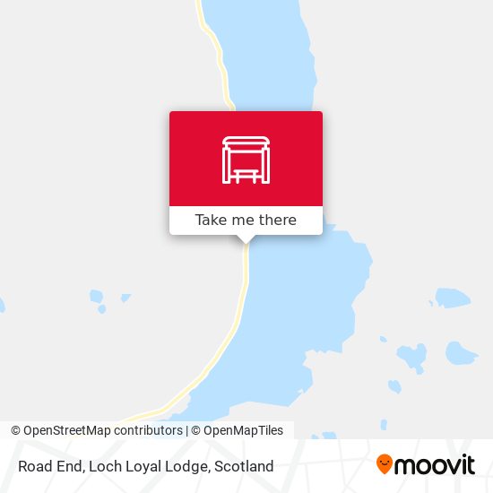 Road End, Loch Loyal Lodge map