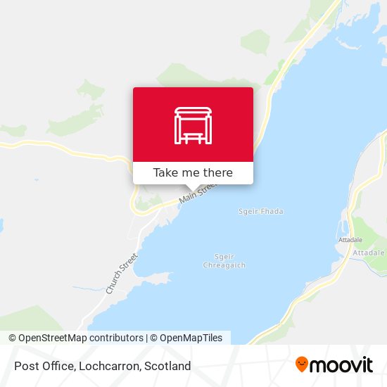 Post Office, Lochcarron map