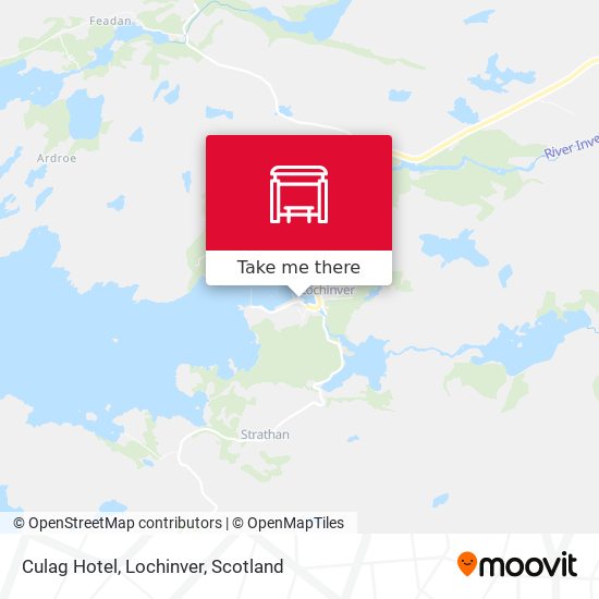 Culag Hotel, Lochinver map