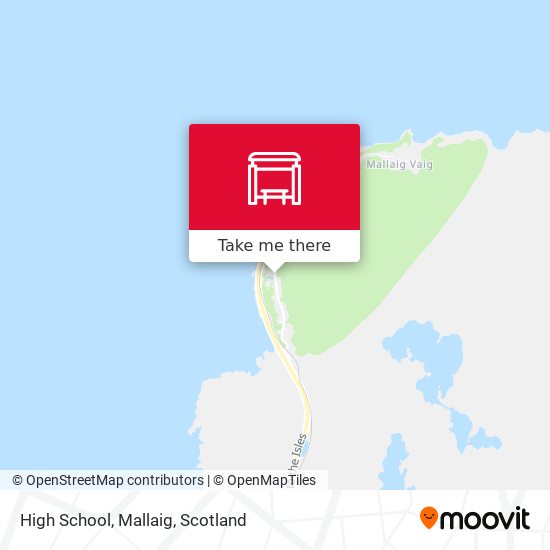 High School, Mallaig map