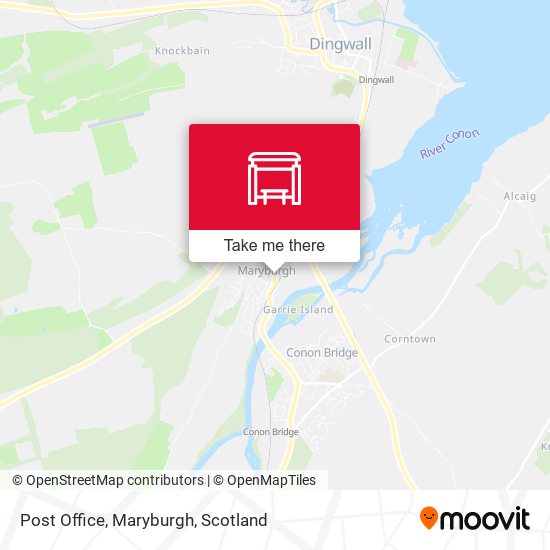 Post Office, Maryburgh map