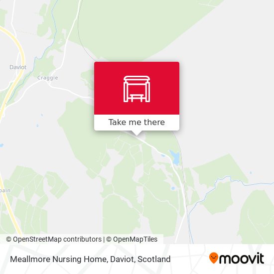 Meallmore Nursing Home, Daviot map