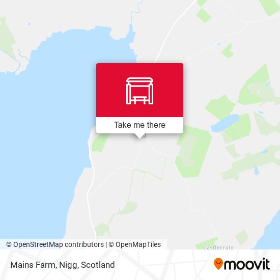 Mains Farm, Nigg map