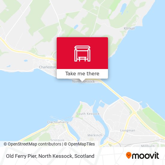 Old Ferry Pier, North Kessock map