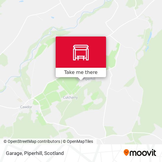 Garage, Piperhill map