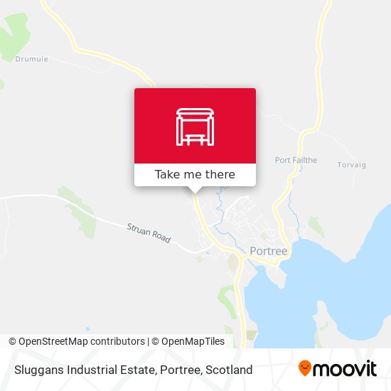 Sluggans Industrial Estate, Portree map