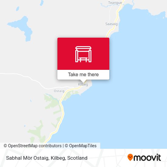 Sabhal Mòr Ostaig, Kilbeg map