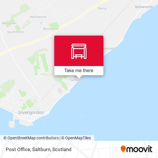 Post Office, Saltburn map