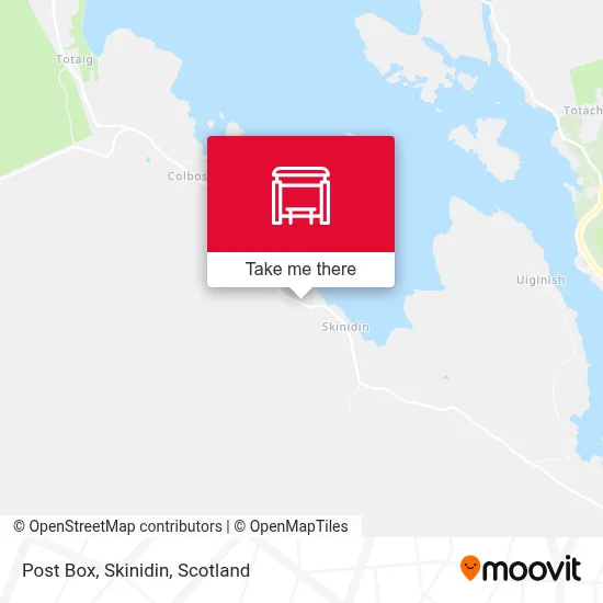 Post Box, Skinidin map