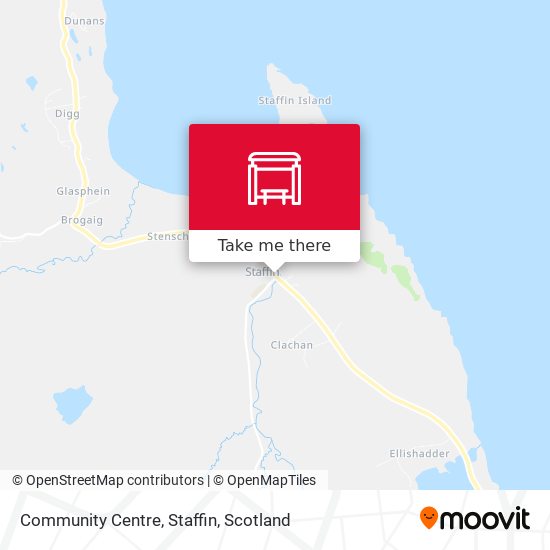 Community Centre, Staffin map