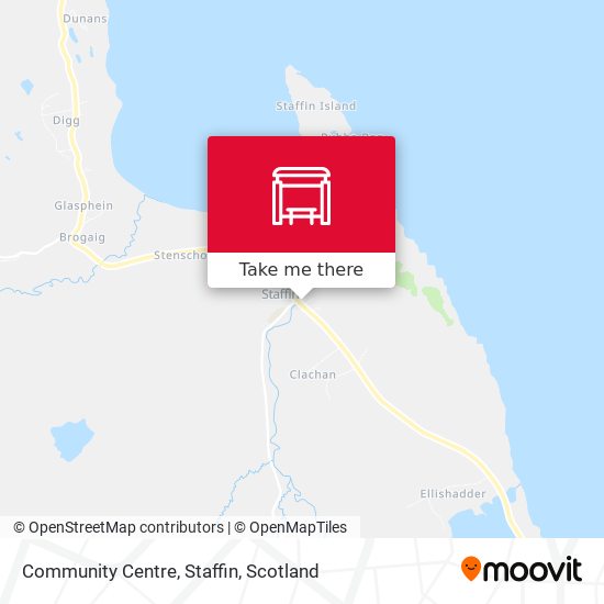 Community Centre, Staffin map