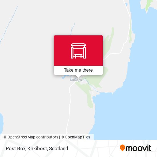 Post Box, Kirkibost map