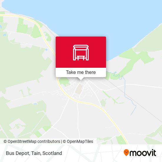 Bus Depot, Tain map