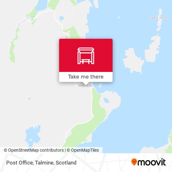 Post Office, Talmine map