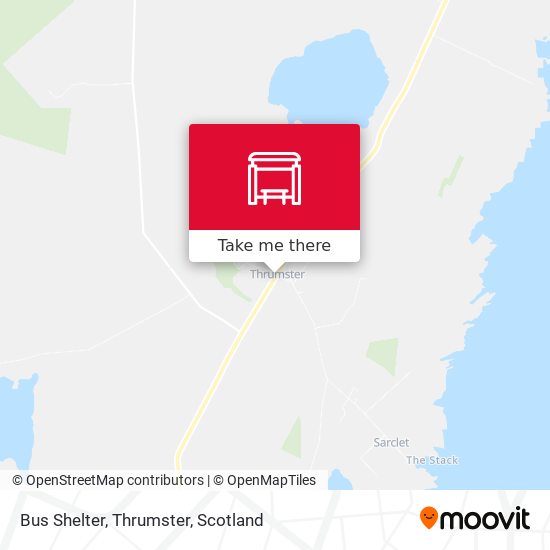Bus Shelter, Thrumster map
