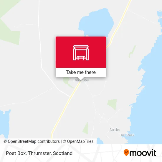 Post Box, Thrumster map