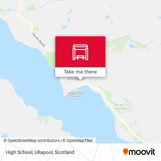 High School, Ullapool map