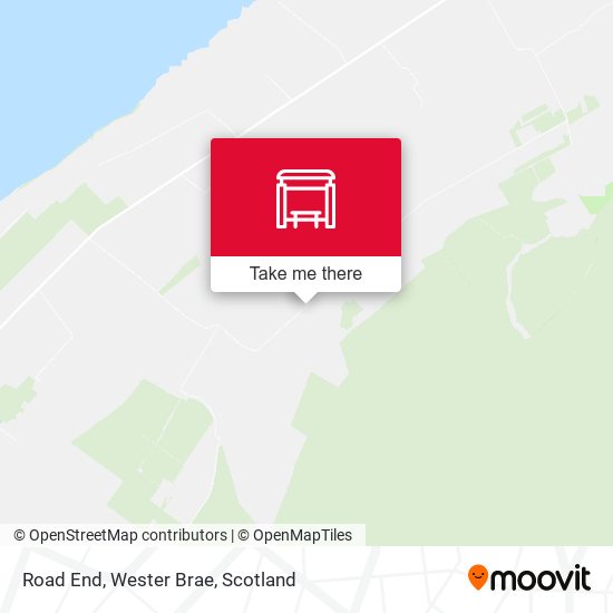 Road End, Wester Brae map