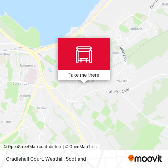 Cradlehall Court, Westhill map