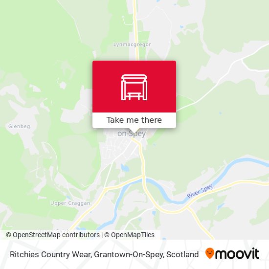 Ritchies Country Wear, Grantown-On-Spey map