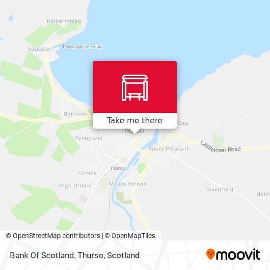 Bank Of Scotland, Thurso map