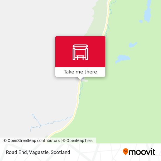 Road End, Vagastie map