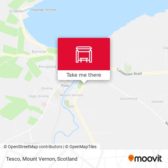 Tesco, Mount Vernon map