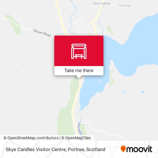 Skye Candles Visitor Centre, Portree map