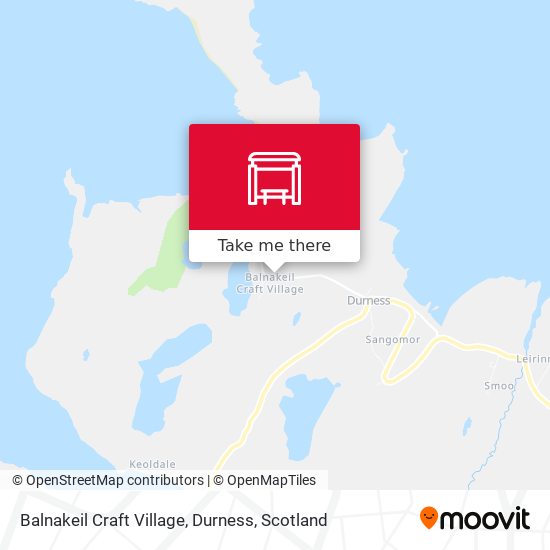 Balnakeil Craft Village, Durness map