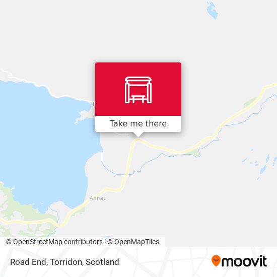 Road End, Torridon map