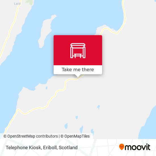 Telephone Kiosk, Eriboll map