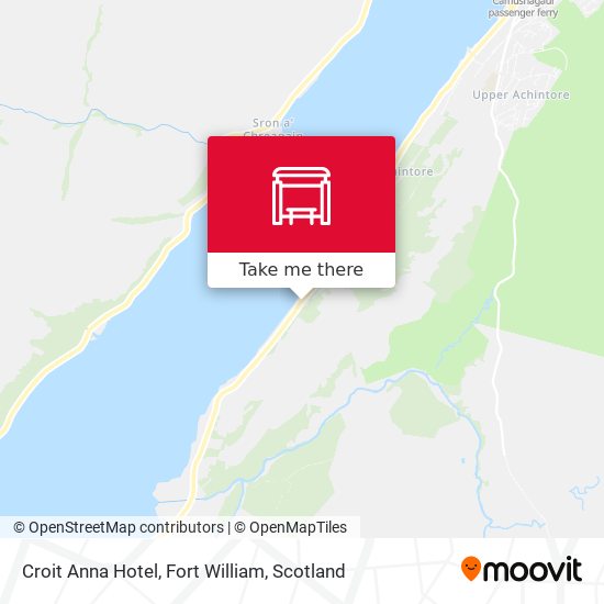 Croit Anna Hotel, Fort William map