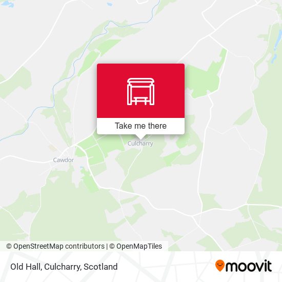 Old Hall, Culcharry map