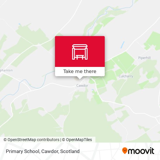 Primary School, Cawdor map
