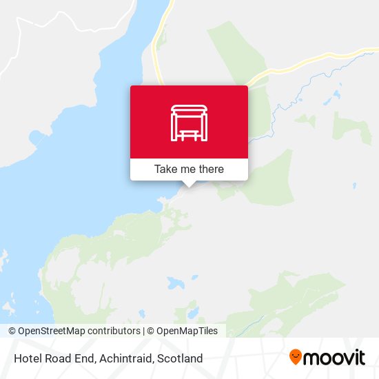 Hotel Road End, Achintraid map