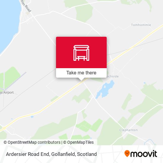 Ardersier Road End, Gollanfield map