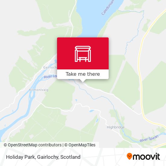 Holiday Park, Gairlochy map