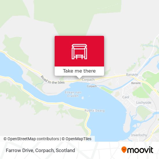 Farrow Drive, Corpach map
