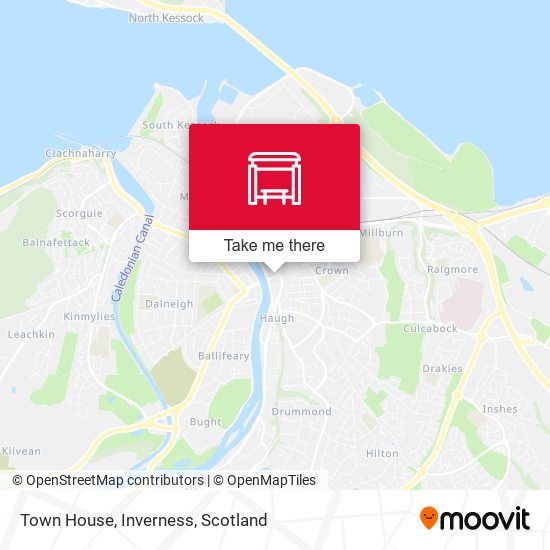 Town House, Inverness map