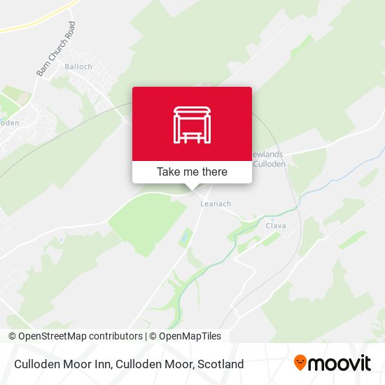 Culloden Moor Inn, Culloden Moor map
