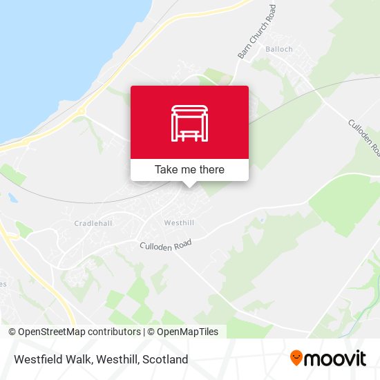 Westfield Walk, Westhill map