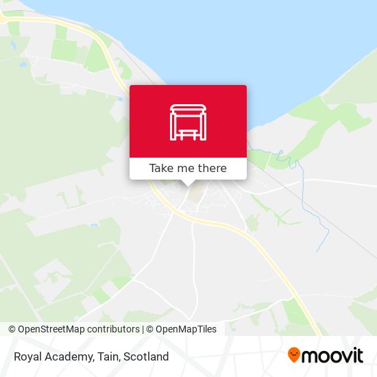 Royal Academy, Tain map
